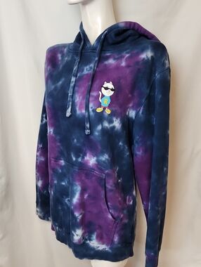 Ripndip Blue And Purple Tie-Dye Hoodie Size Small